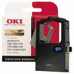 OKI Systems Kassette 09002303 Farbband schwarz Textil ML 182/183/192/193/280/320/321/3320/3321