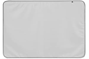 SAMTN Monitor Cover for I-M-a-c, 24 inch Computer Monitor Cover With Inner Soft Lining, LCD Screen Cover, Monitor Case, Protective Sleeve (silver grey)