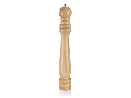 Oramics Pfeffermühle Holz in Naturfarben – Höhe: ca. 40 cm – Keramikmahlwerk Gewürzmühle - 3