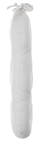 Sitzkissen Dekokissen Stuhlkissen Zierkissen Gartenkissen 4er Steppung – Größe: ca. 38 x 38 cm – 4er Vorteilspaket – creme/weiß - 4