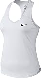  Nike Pure Tank Top, Mujer, White/Black, XL