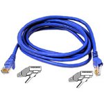 Belkin A3L980B50CM-BLS Patchkabel Kat6 UTP blau 0.5 m