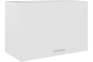 ‎VIDAXL vidaXL Hängeschrank 1 Regalboden Küche Schrank Einbauküche Küchenzeile Küchenmöbel Oberschrank Küchenschrank Weiß 60x31x40cm Holzwerkstoff