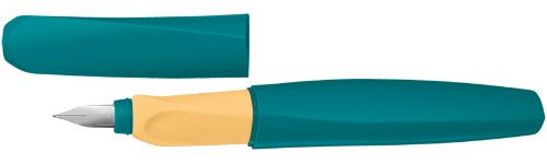 Pelikan P457 Petrol Füller Twist Feder Universell für Rechts-/Linkshänder, M, grün/gelb - 2