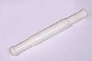 Tulika Collections Hygenic Fine Makrana Marble Roti Belan Rolling Pin/Chapati Roller for Kitchen (White)