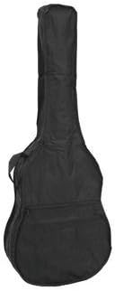 Guitar Gig Bag FLOKK for Classical Guitar, 4/4, Nylon, black - Soft Bag for Classic Guitars / Concert Guitar-Bag - klangbeisser