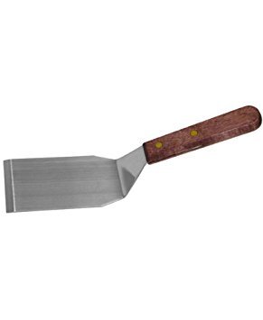 FM Professional 21695 Pelle Coudée avec Manche Bois Acier Inoxydable