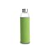 Price comparison product image QINGHONG Glass Water Bottle 280ml/360ml/550ml Sport Bottle with Stainless Steel Lid and Protective Bag BPA Free Travel Drink Bottle