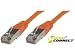 Produktbild MicroConnect SSTP CAT5E 2 m – Netzwerkkabel (2 m, Männlich/männlich, orange, CAT5e, 120 Stück (S))