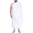 RONGXG Islamic Men's Ihram Cotton Ahram Umrah Haji Ehram Towel Pilgrimage Towel Islamic Arabic Middle East Arab Ihram Clothes