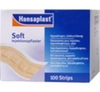 HANSAPLAST Soft Injektionspfl.Strips 1,9x4 cm 100 St Pflaster