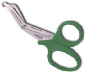 Princess Care Garden Hunting Camping Fishing Scuba Utility Scissors Shears 7.5" (19 cm), Green