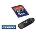 Sandisk 8gb Sdhc Sd Memory Card with Adapter + Black USB Memory Card Reader for Canon Powershot Digital Camera RS.2369.00