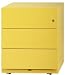 Produktbild BISLEY Rollcontainer Note A4, 3 Schübe à 150 mm, gelb