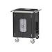 Produktbild Bretford HB716ZM/A Tablet Multimedia Cart schwarz, Edelstahl Servierwagen und Multimediaständer