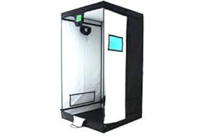 BUDBOX Bud Box Pro Series Grow Tents XL,XXL,Titan 2 - Pro White High PAR Results (XL - 120x120x200)