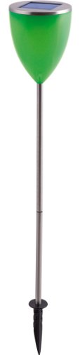 Preisvergleich Produktbild Solarleuchte PERMILLA Dekoleuchte Edelstahl mit LED Gartenleuchte Gartenfackel Partylampe