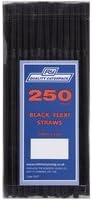 FSMISC RY00247 Caterpack Flexi Drinking Straws, Black (Pack of 250)