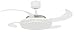 Produktbild Fanaway Deckenventilator EVO1 LED, 122 cm Durchmesser, Gehäuse weiß mit transparenten Flügeln, Beleuchtung dimmbar, inklusive Fernbedienung, 211035