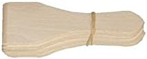 LOT DE 6 SPATULES A RACLETTE EN HETRE