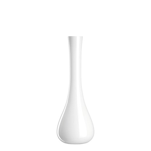 Leonardo Glas Vase Sacchetta, 50 cm, weiß