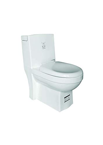 Elegant Casa Soft Close PP Toilet Seat Cover Colour White Model -2156