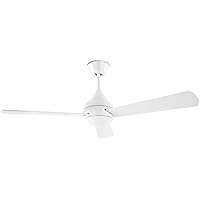 Leds-c4 tupai dc - Ventilador tupai corriente continua reversible diámetro 1320 blanco brillante