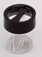Premium Quality Magnetic Paperclip Dispenser Holder With 50 Coloured Paperclips