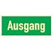 Produktbild Schild Ausgang, HLF, Folie, selbstklebend