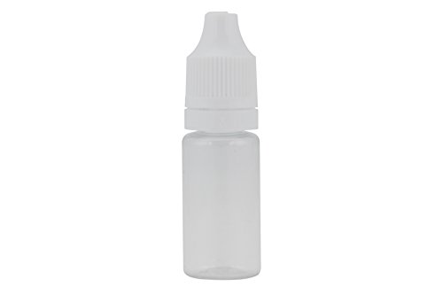 10x 10ml PET Leerflasche mit dünnem Dropper / Auslass und Kindersicherung im Deckel für E-Liquid Shisha-Liquids Kosmetika uvm. - 2