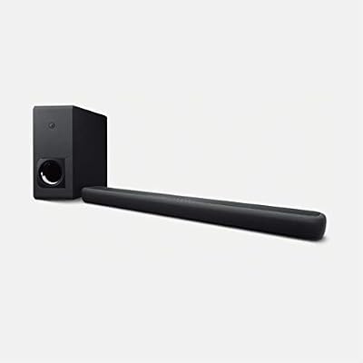 Yamaha YAS-209 Barre de son noire - Enceinte pour téléviseur avec commande vocale Alexa intégrée & caisson sans fil - Avec son Surround 3D & streaming Bluetooth