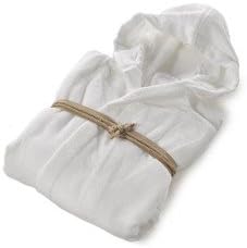 Travel Adult Bathrobe Medium A Bianco