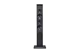 USB, radio fm, entrada aux LG RK1.AEUSLLK - Torre de Sonido (100 W, USB, Bluetooth, Conducto Bass Refflex, Radio FM)