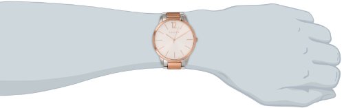 Cross Franklin Men's Quartz Watch with White Dial Analogue Display and Rose Gold Stainless Steel Plated Bracelet CR8003-33