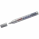 Ejecución punta: redonda Uni-Ball rotulador permanente Uni-ball Paint PX 20 2 - 3 mm plata