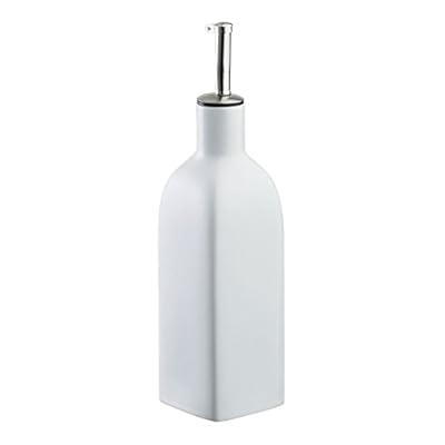 Cilio Ölflasche Mezzo 0,35L, Keramik, weiß, 7 x 7 x 30 cm