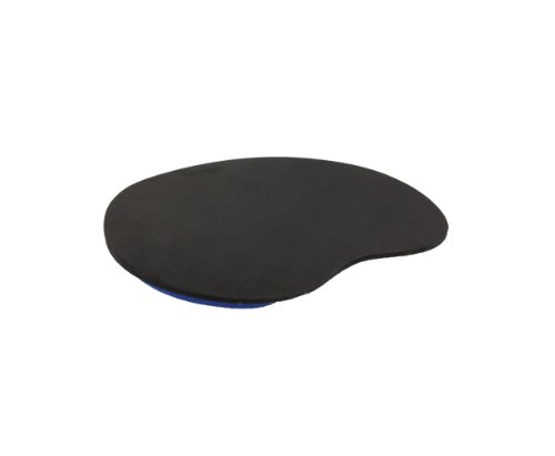 wortek Mauspad aus Stoff mit gummierter Unterseite & Handballenauflage für ergonomische Bedienung – Blau - 2