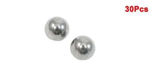 Silber Ton 6 mm Durchmesser Bearings Stahlkugeln Fahrrad Ersatzteile 30 PCS - 2