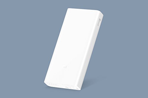 Xiaomi - Mi Powerbank 2C 20 000 mAh   Batterie externe blanche 2x sorties USB et charge rapide - quick charge 3 0