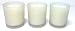 Produktbild HG Global Aromatherapie HOSLEY Set of 3 großer Milchglas gefüllt Kerzen 7,6 cm H, geruchloses 4 Oz, je bis zu 72 Stunden Brenndauer je Votivkerze, perfekt für Hochzeit, Party, SPA, Zen, Reiki Einstellungen