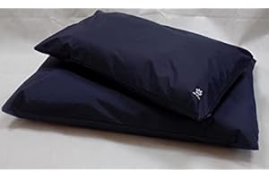 UK Pet Beds Replacement Dog Bed Cover - Heavy Duty Waterproof - Spare Mattress Cover - Spare Mat Cover - Easy Clean - Size Medium - Colour Navy Blue