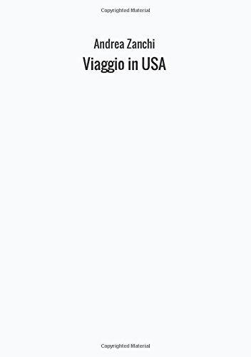 Viaggio in USA