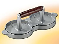 Rosenstein & Söhne Hamburger-Frikadellen-Presse für 2 perfekte Pattys - 8