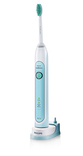 Philips HX6711/02 - Cepillo de dientes SoniCare HealthyWhite con tecnología sónica. Indicador de intervalos de lavado y modo blanqueador