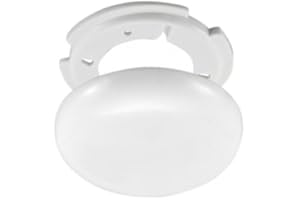 LICHTHANDEL HOCH Kabelabdeckung Wand Verteilerdose Decke Kabelabdeckung Deckenlampe Deckendose Abdeckdose Abzweigdose flach Deckenrosette weiß Deckenkabel Abdeckung Lampenanschluss Ø 13cm x 1,5cm (1x 130mm weiß)