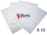 10 Hojas de Papel Transfer para Camisetas Negras y Telas de Algodon.
