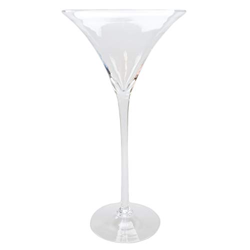 Martiniglas Höhe 50cm Ø 25cm, Dekoglas Martiniglas mittel als XXL Glas in ausgefallener Form