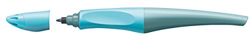 Stabilo Ergonomischer Tintenroller FUN (inklusive 2 Aufkleberkarten zum Sammeln, Schreibfarbe blau, löschbar) babyblau/eisblau - 3