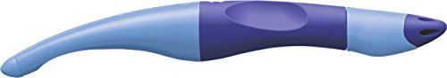Stabilo EASYoriginal Ergonomischer Tintenroller (Schreibfarbe blau, löschbar, für Linkshänder, inklusive Patrone) dunkelblau/hellblau - 2