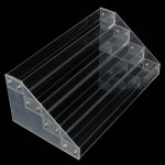 DANCINGNAIL Acryl Nagel Kunst Nagellack Entferner kosmetischer Aufbewahrungsbox schmink aufbewahrung Display-Regal (leer) transparent abziehbar - 9